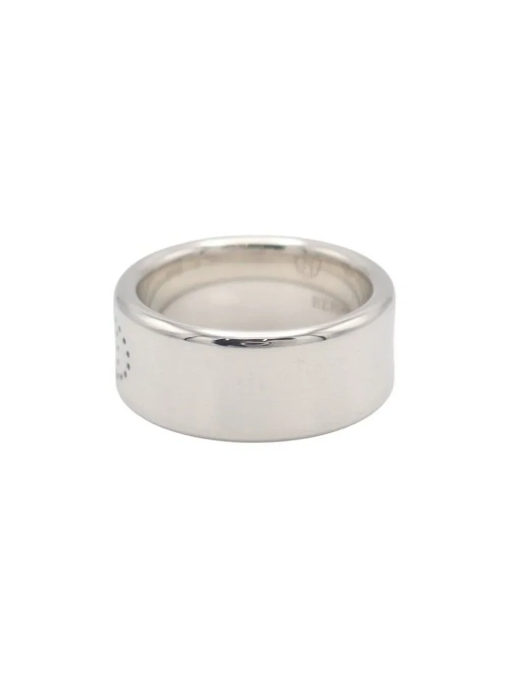 Hermes Eclipse Ribbon Ring 925 Sterling Silver Logo